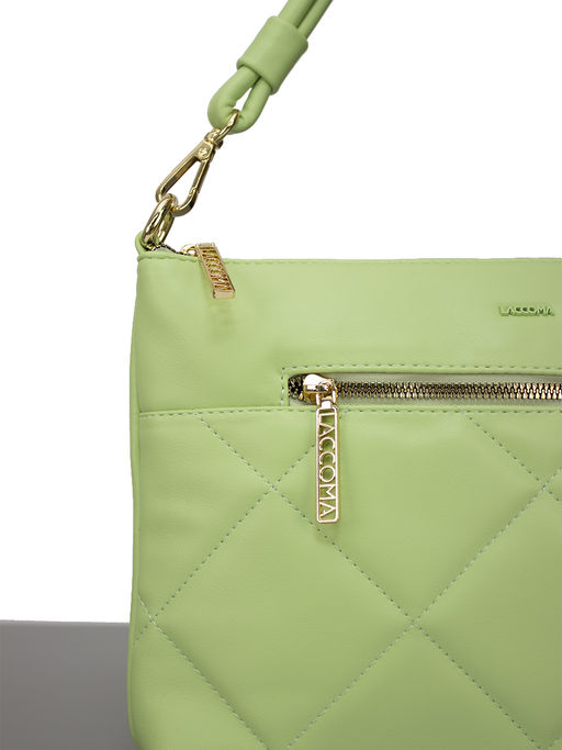 LACCOMA сумка Майя-Ф826-мятный эко кожа хлопок