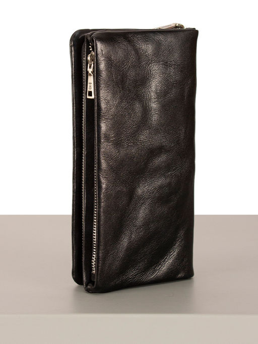 LACCOMA клатч V7513-черный натуральная кожа фото 2