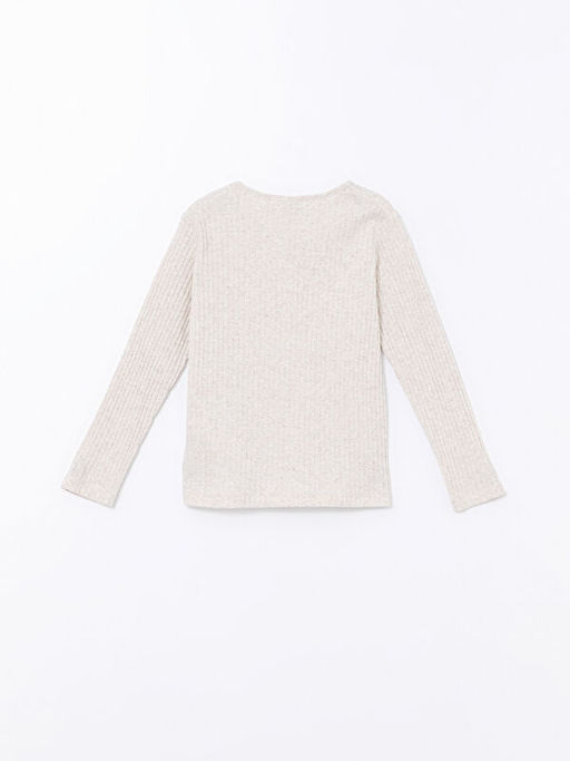 Bisiklet Yaka K?z ?ocuk Ti??rt - Waikiki фото 3