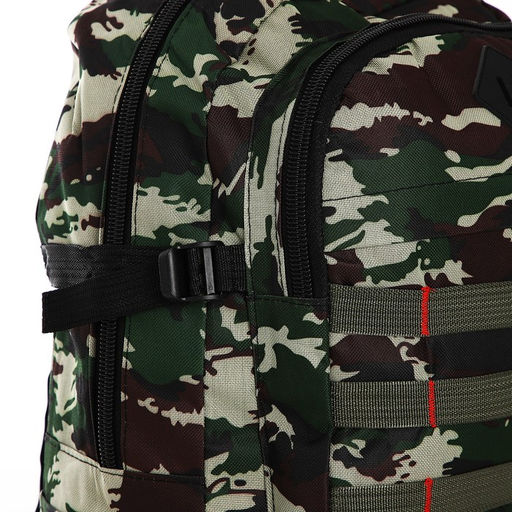 Рюкзак туристический на молнии, с увеличением, 4 наружных кармана, цвет зелёный - Simaland фото 7