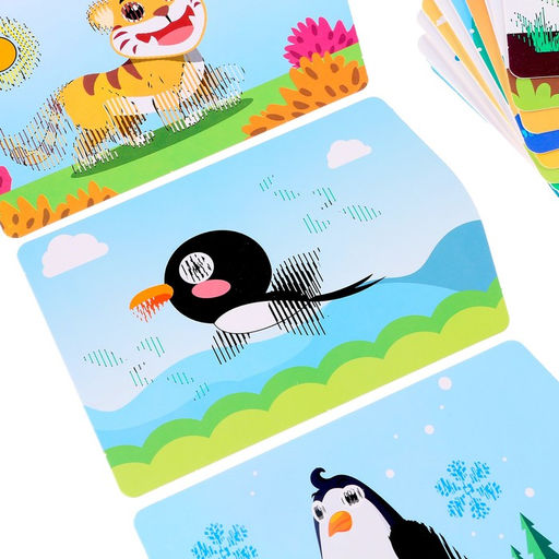 Набор для визуальных опытов Динамические фигуры 16 карточек - Simaland фото 3