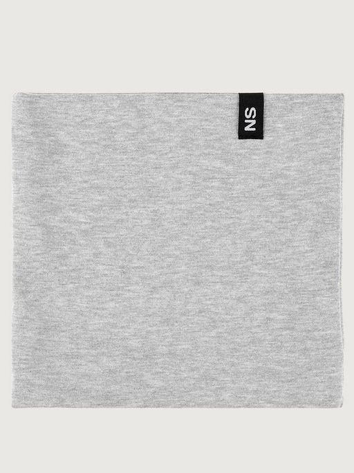 Комплект шапка и снуд 12л22926 серый меланж