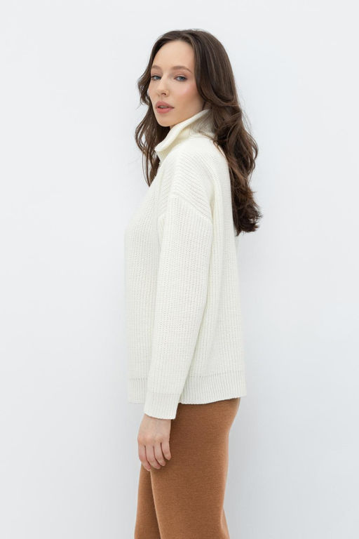 Джемпер Very Neat ЕВ 30106/24ш суровый из шерсти и акрила  фото 2