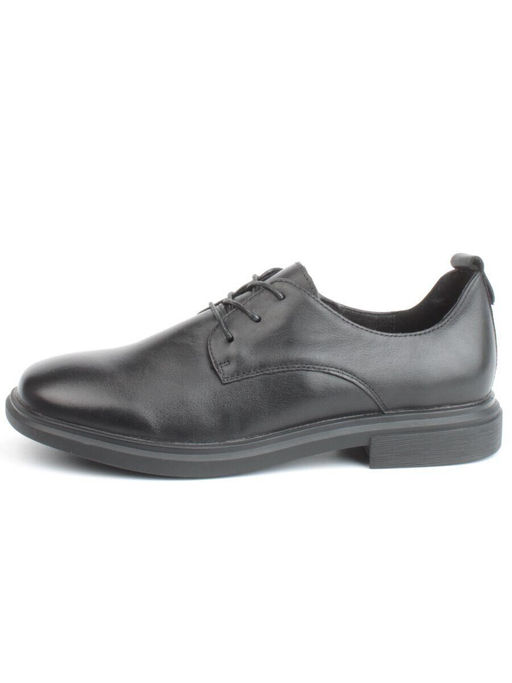 03-DYL59-1 BLACK Полуботинки женские (натуральная кожа)