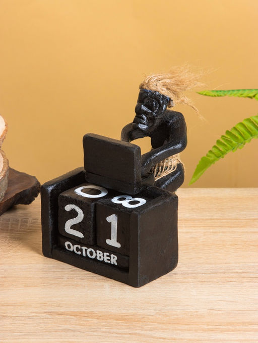 Вечный календарь Абориген с компьютером, 151110 см, дерево - Simaland фото 3