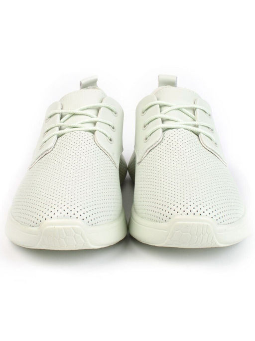 03-PDA156-3 LT. GREEN Полуботинки спортивные женские (натуральная кожа)