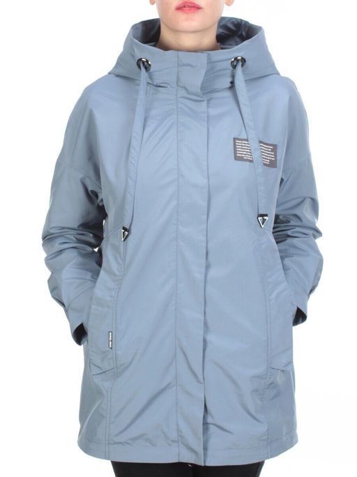 FY-221 GRAY/BLUE Ветровка женская АЛИСА (65% хлопок, 35% полиэстер) - Фабричный китай фото 2