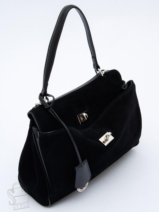 Сумка женская кожаная 990171NN black Natale Navetta в Новосибирске