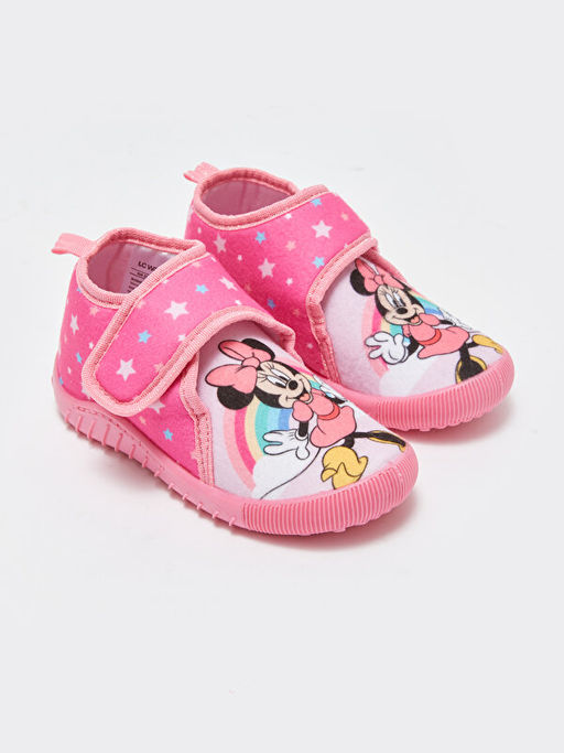 Minnie Mouse Bask?l? C?rt C?rtl? K?z Bebek Panduf