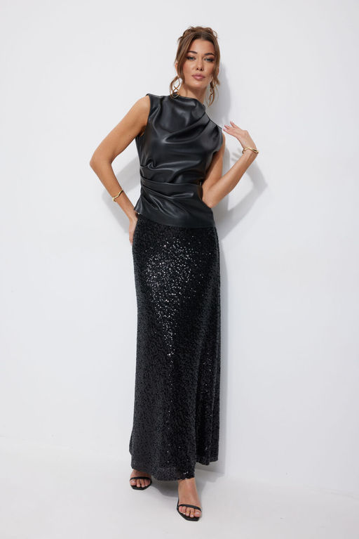 Юбка LYUSHe 4257 черный  фото 6