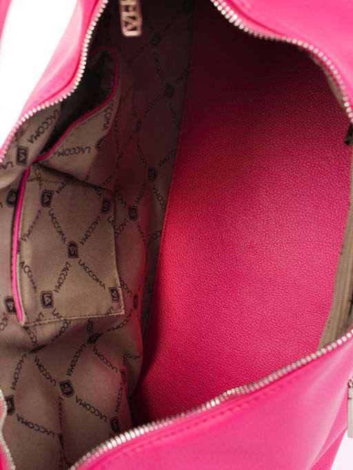 LACCOMA сумка Зафира-L815-фуксия эко кожа хлопок  фото 6