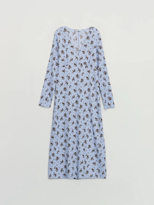 Платье миди с цветочным принтом / Zarina  фото 7