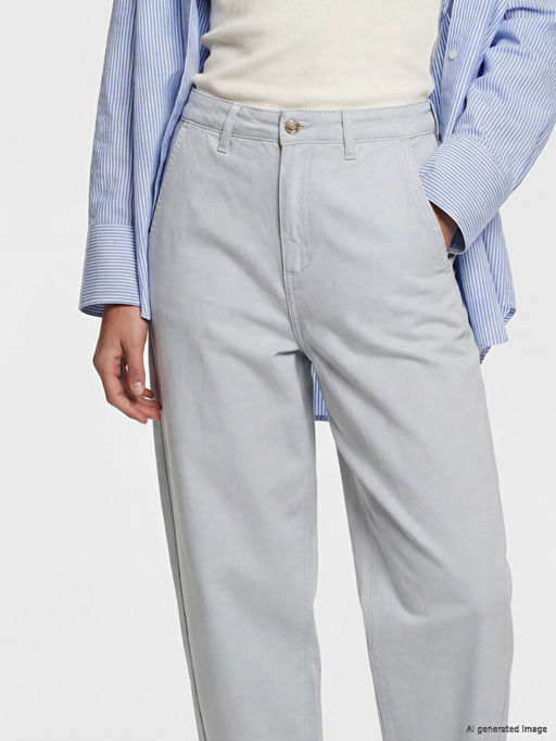 Balloon Fit Kad?n Jean Pantolon