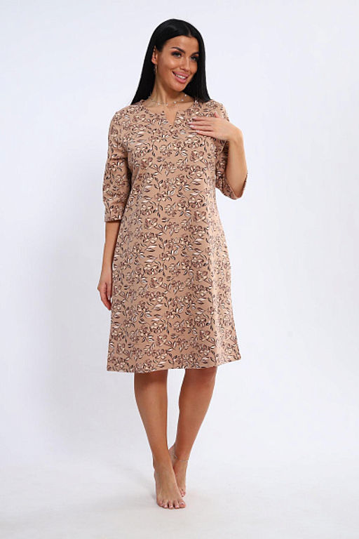 Сорочка теплая, футер с начесом (01035) - Плиона фото 101