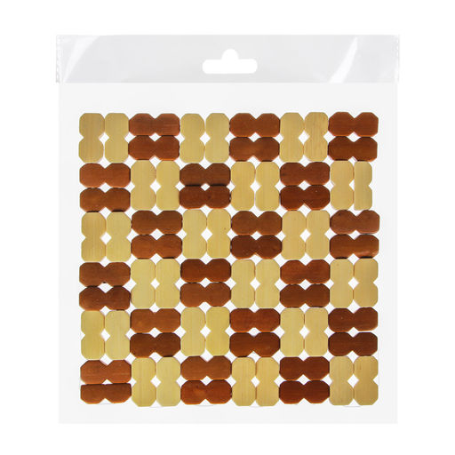 Подставка под горячее бамбук "Клетка" 19х19,5см 888-028