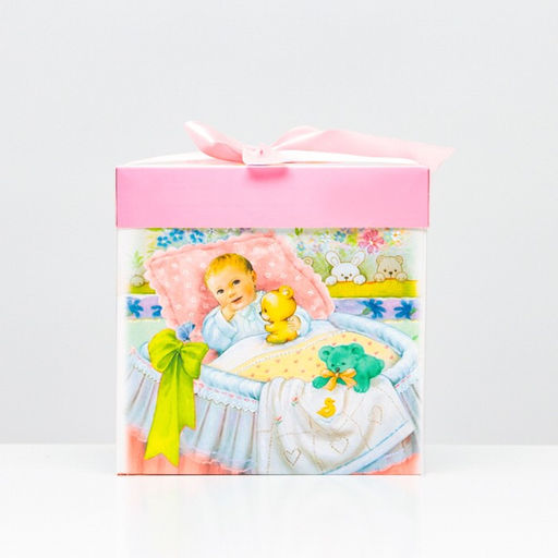 Цена за 12 шт. Коробка Самосборная Детская Девочкам 15х15х15 см - Simaland фото 2