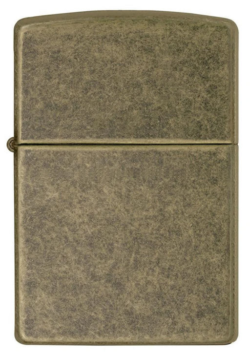 Зажигалка ZIPPO классическая с покрытием античная латунь | Classic Antique Brass 201FB