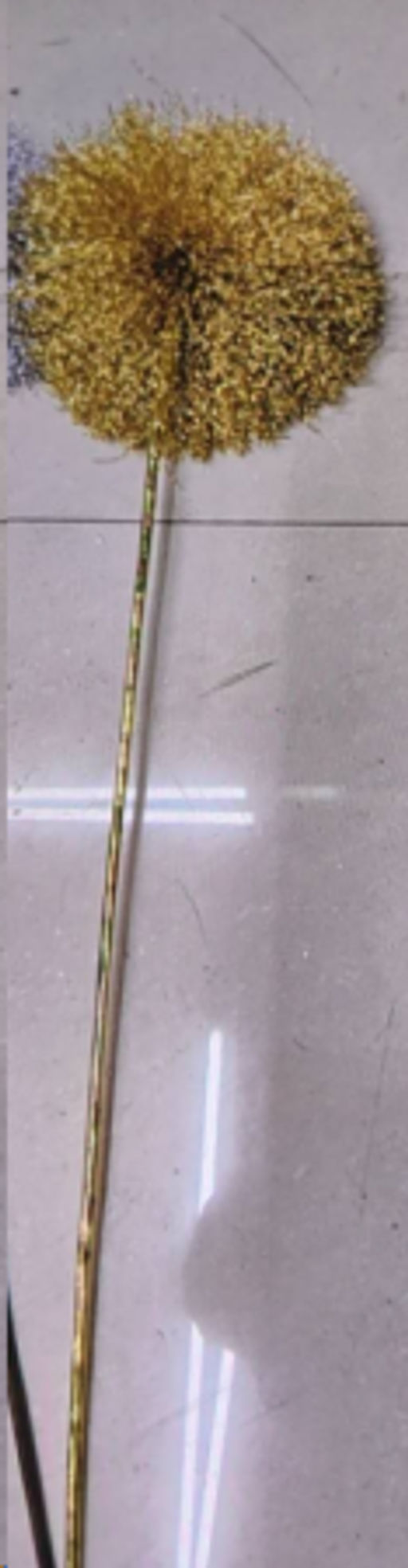 Цветок искусственный 50 см Шар / RW-508 /уп 19/228/золото