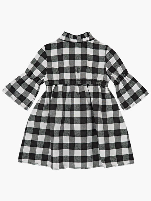 Платье в клетку UD 6268 черн/бел кл - Mini maxi фото 5