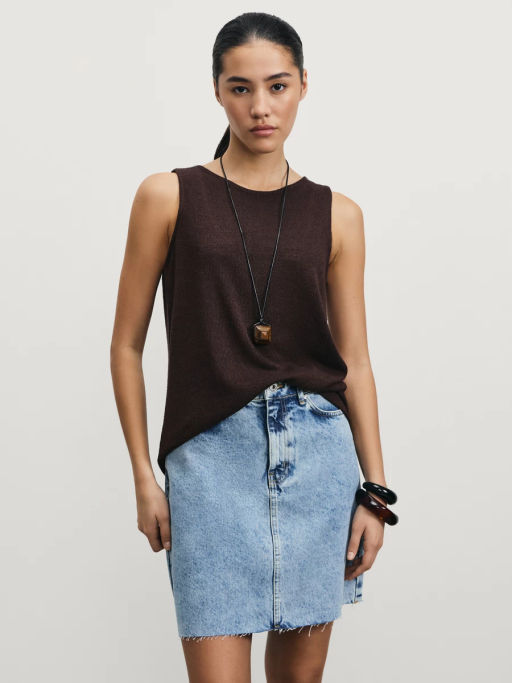 Джинсовая юбка мини / Zarina  фото 2