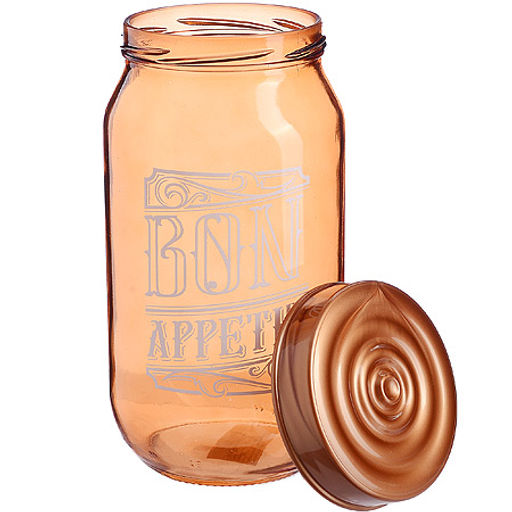 80757 Банка для сыпучих 1 л.бронзаMB (х12) - Mayer&boch фото 3