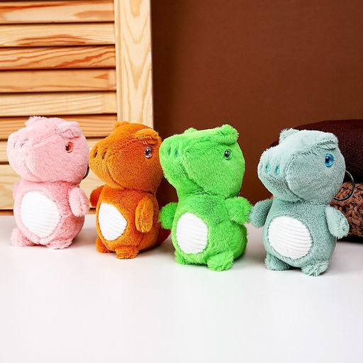 Мягкая игрушка Динозаврик на брелоке, 11 см, цвета МИКС - Simaland фото 4