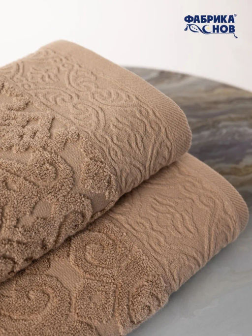 Полотенце махровое жаккардовое ROSELYN мод. J-176 размер 70*140 пл. 500 гр/м2 - Фабрика снов фото 12