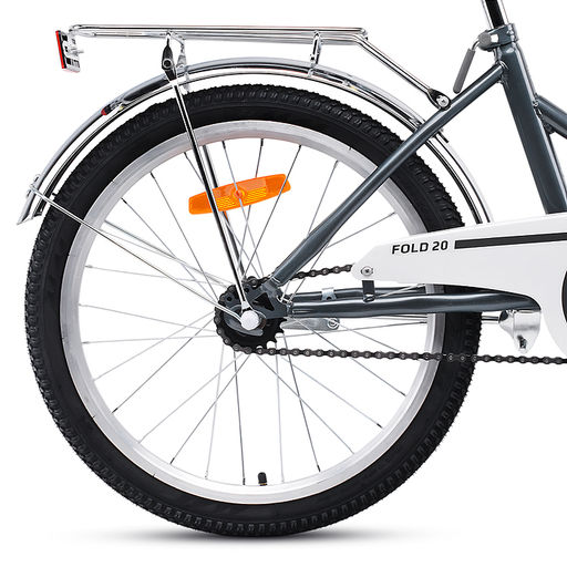 Велосипед 20" Rocket City Fold 20, цвет серый, размер 13,5"