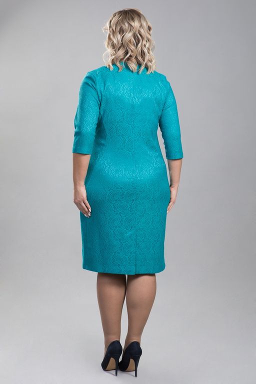 Платье 1230 бирюзовый - Novita фото 4