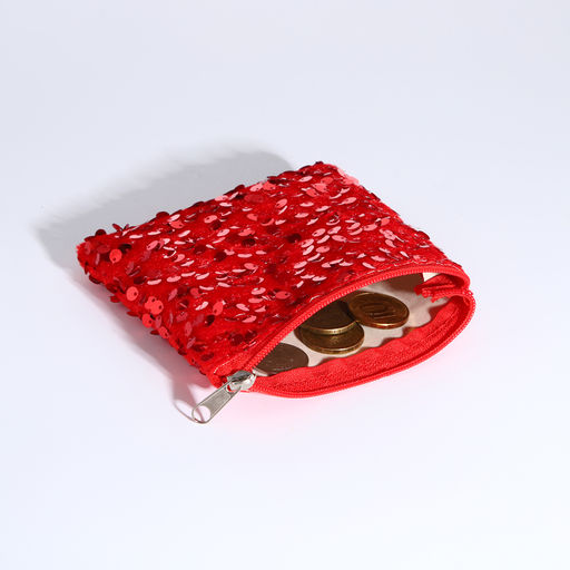 Кошелёк на молнии, цвет красный - Simaland фото 4