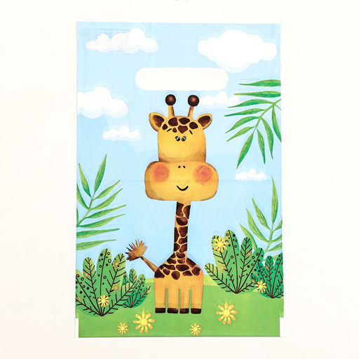 Цена за 100 шт. Пакет «Лимпопо», полиэтиленовый с вырубной ручкой, 20×30 см, 30 мкм