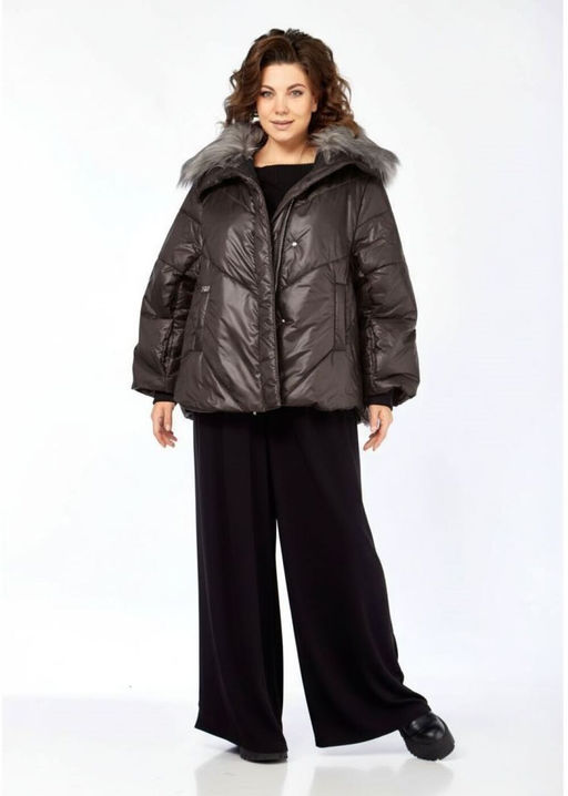 Куртка Diamant 2135 шоколад  фото 5