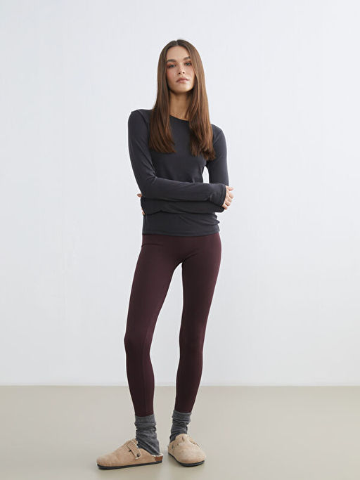 Toparlay?c? Diki?siz Fitilli Kad?n Tayt