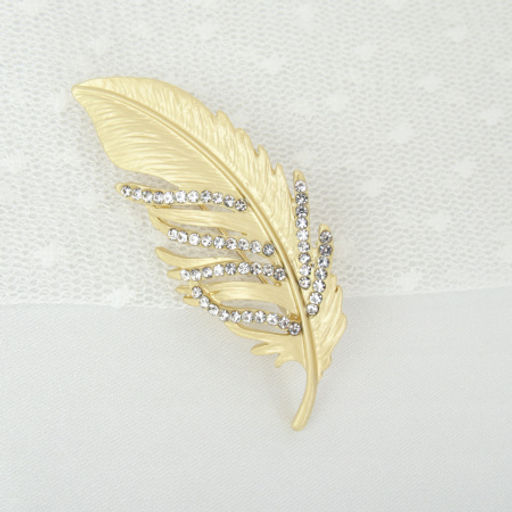 Брошь Перо / 2042 /уп 36/ - Галеонтрейд фото 2