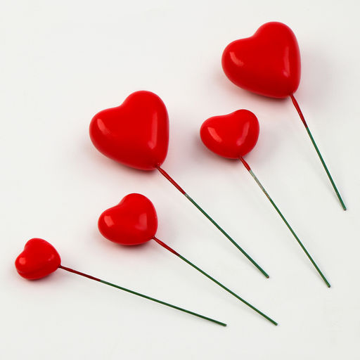 Набор для украшения Сердечки, цвет красный - Страна карнавалия фото 6