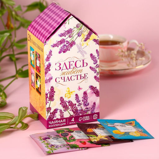 Чайный домик Здесь живет счастье, 28 шт. х 1,8 г.