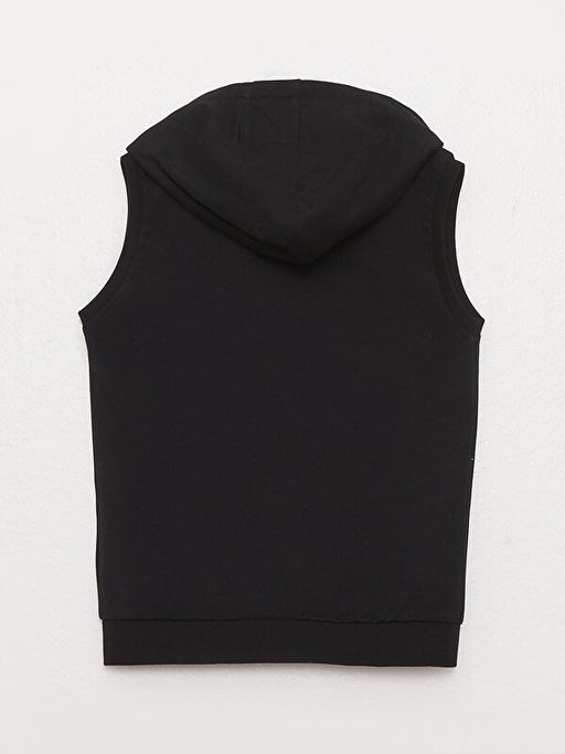 Kap??onlu Basic Erkek ?ocuk Fermuarl? Yelek - Waikiki фото 2