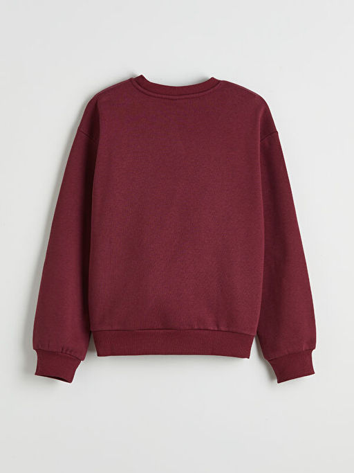 Paris Bask?l? K?z ?ocuk Kal?n Sweatshirt