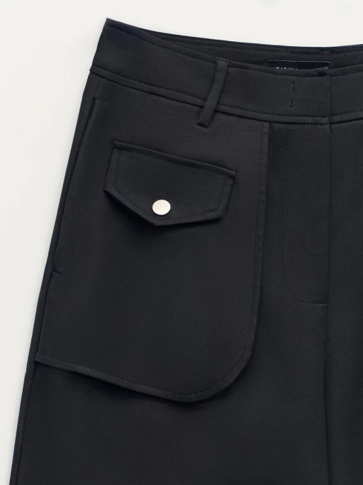 Прямые брюки с баской / Zarina  фото 4