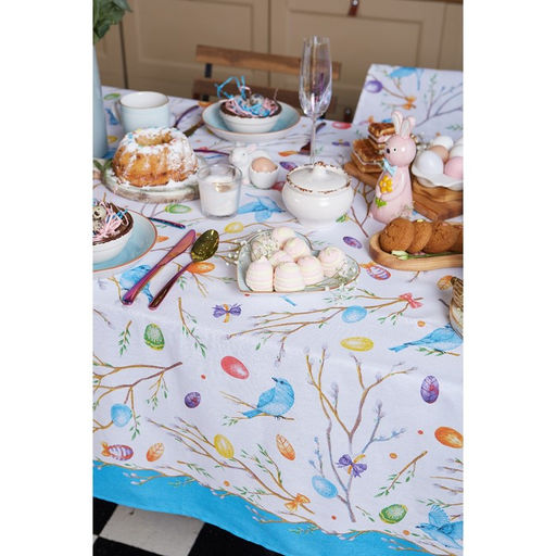 Скатерть Доляна Happy Easter 220х144 см  фото 9
