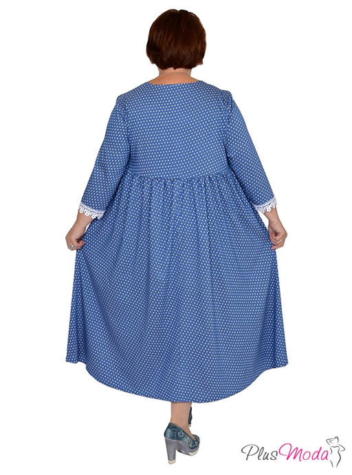 Платье Модель №491 размеры 44-84 - Plusmoda фото 5