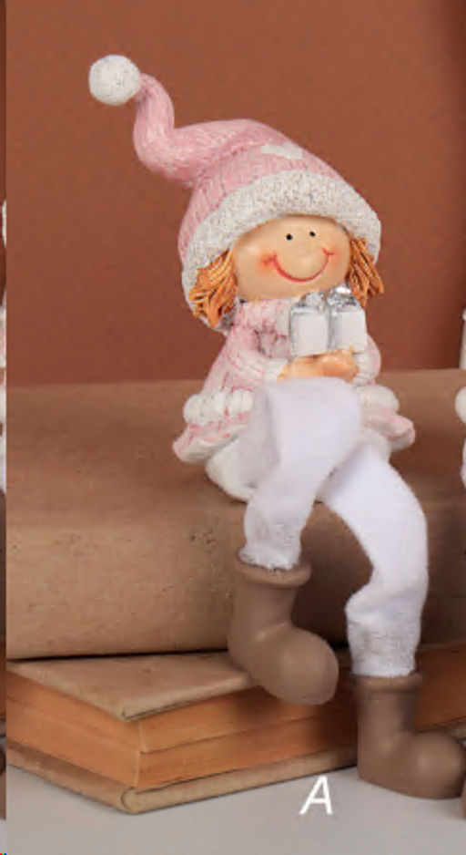 Фигурка Девочка с подарком 5.5х5,9 / W271-А /уп 120/747733 - Галеонтрейд фото 2