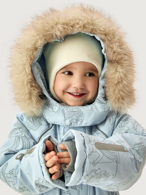 Комбинезон 8з0626 лед/светло-серый