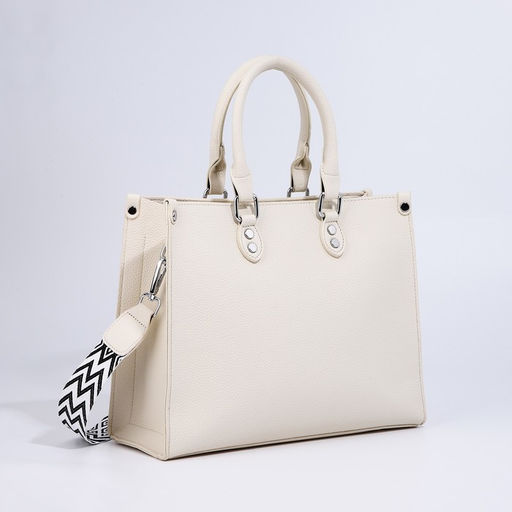 Сумка-тоут на молнии, цвет белый - Simaland фото 7