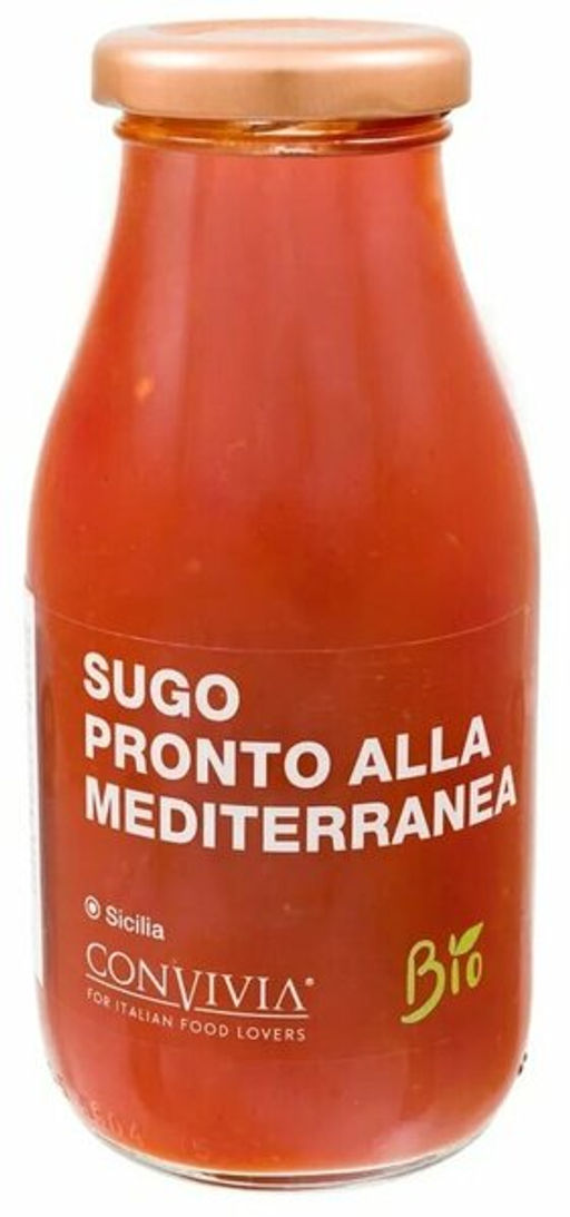 Соус Convivia из томатов черри Средиземноморский 250 г, стекло, Италия