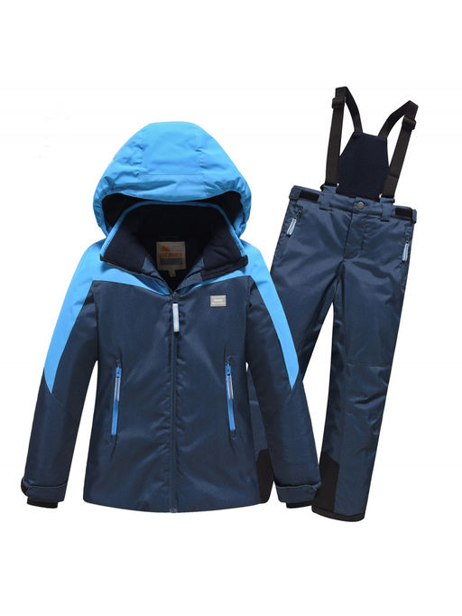 Горнолыжный костюм зимний для мальчика голубого цвета 9431Gl