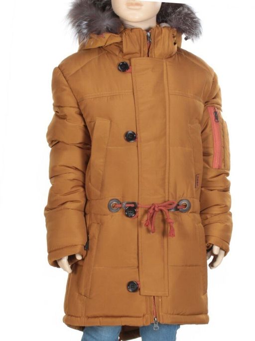 G-19 BROWN Куртка аляска детская для мальчика