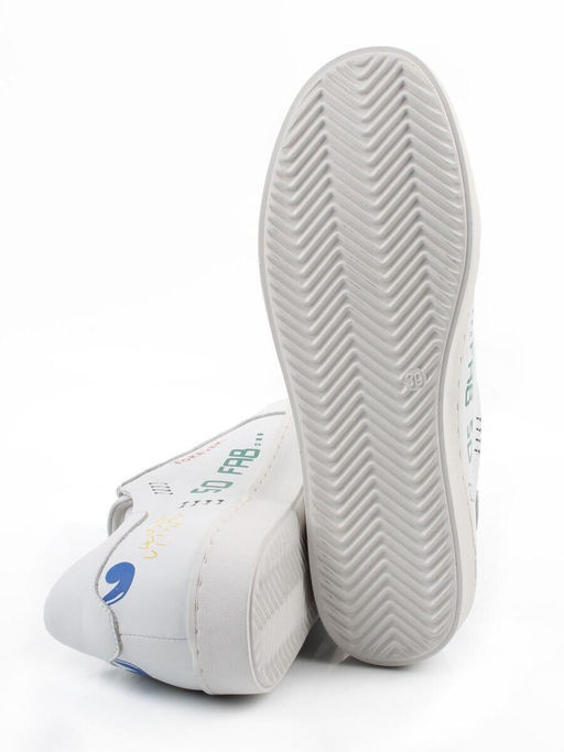 03-M17-30 WHITE Полуботинки женские (натуральная кожа)