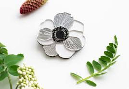 Брошь Анемона - Orgalica фото 2