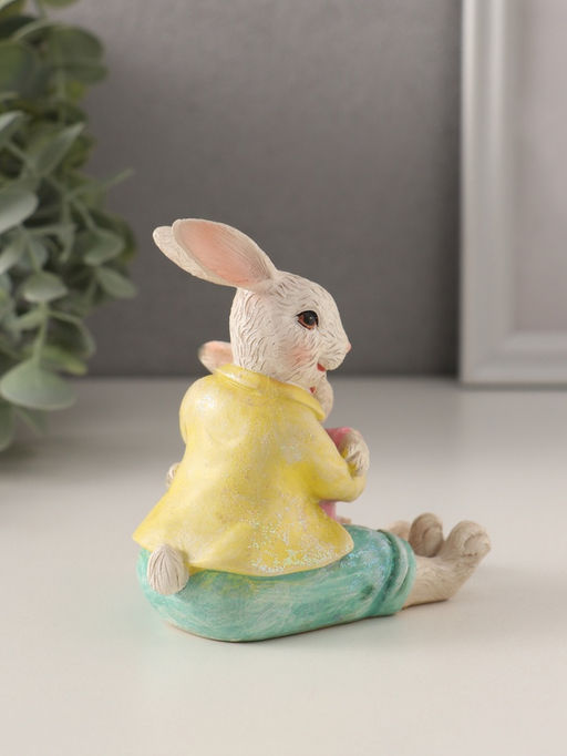 Фигурка полистоун Кролик с крольчонком: папа и сын, 9?9?10 см